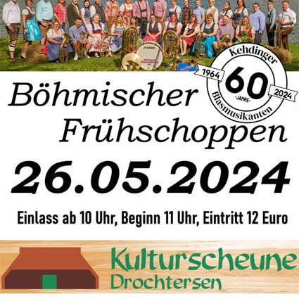 Böhmischer Frühschoppen mit den Kehdinger Blasmusikanten e.V.