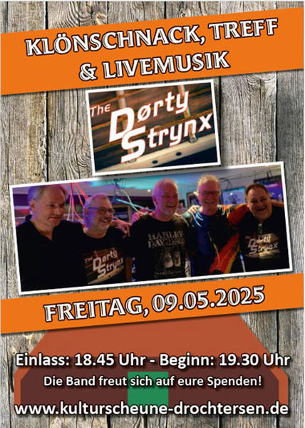 Klönschnack Treff & Musik mit der Band Dørty Strynx